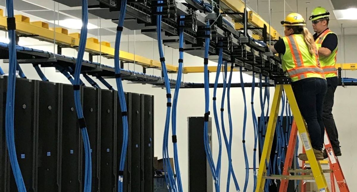 Working in a data center