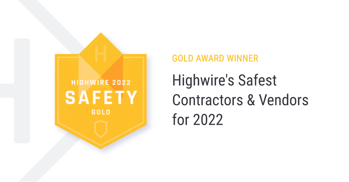Highwire 2022 Safety Award Badge