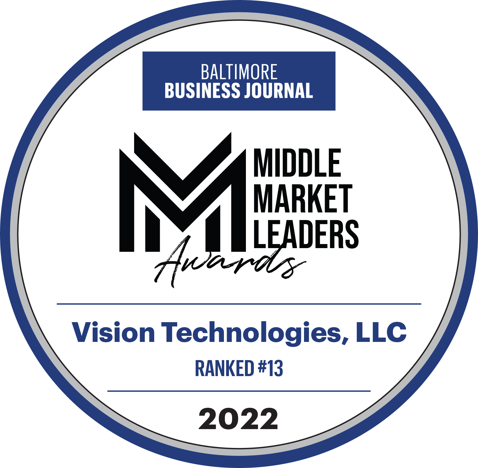 2022 Middle Market Leaders Vision Award