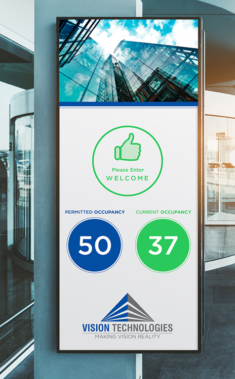 Occupancy Data on Digital Signage