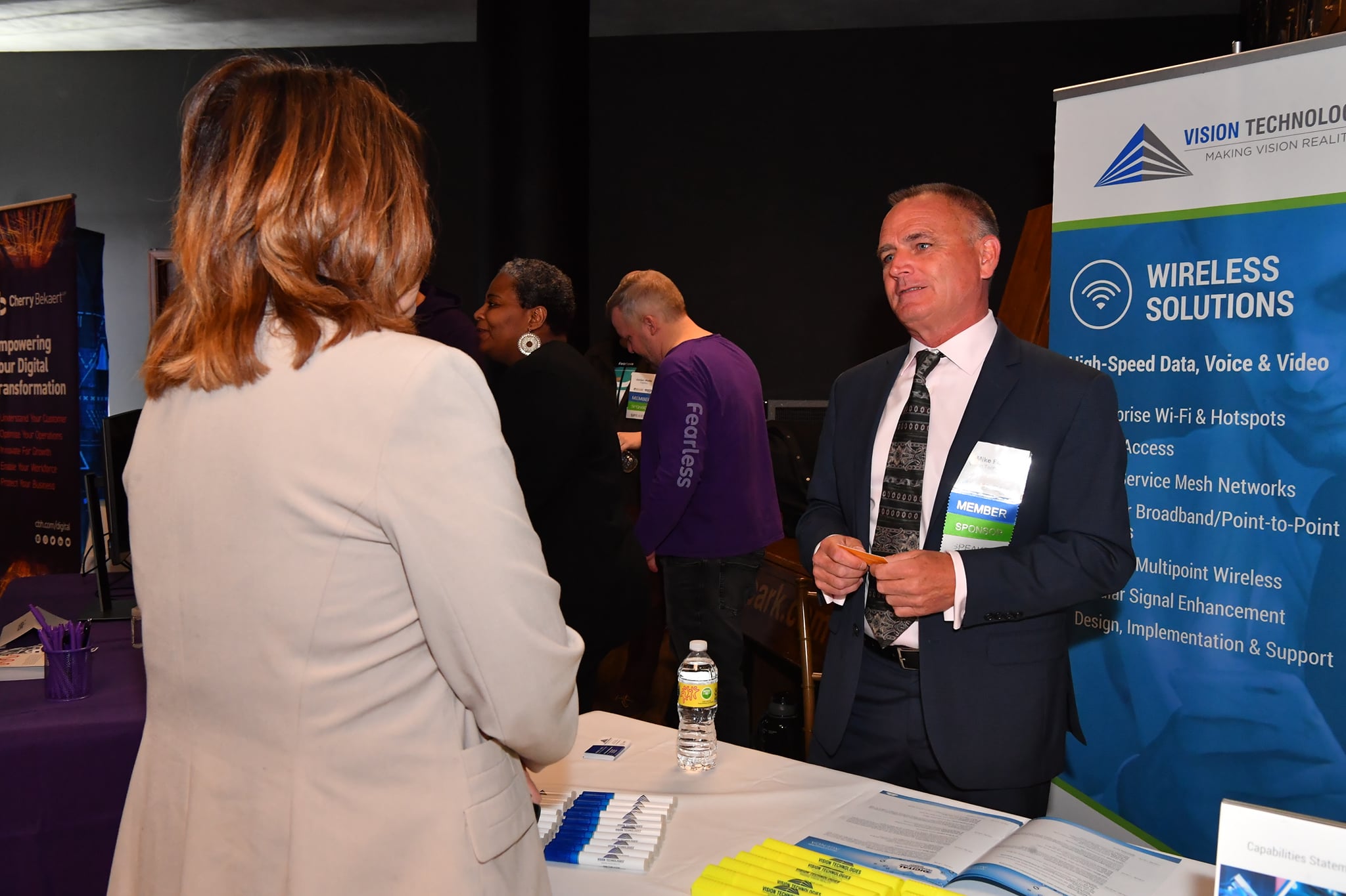 Maryland Tech Council Vision Technologies Booth