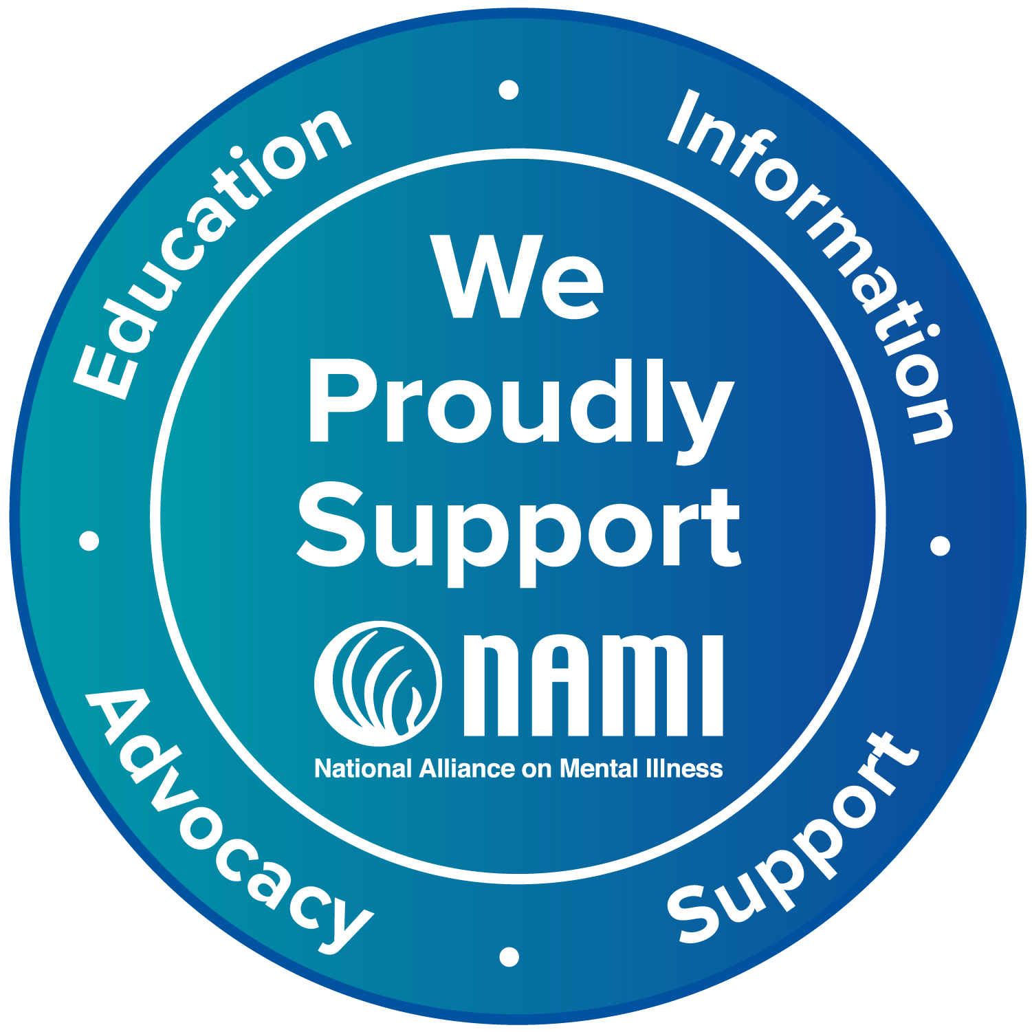 We Proudly Support NAMI