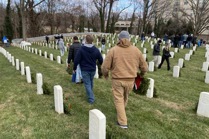 Wreath Laying in Annapolis