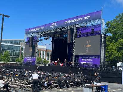 Montgomery College Final Graduation Stage