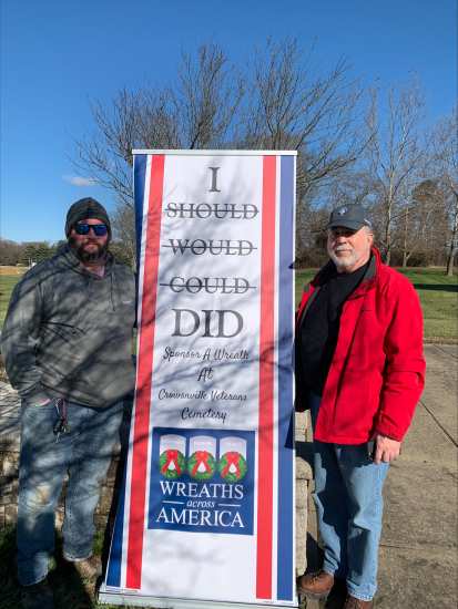 Vision Volunteers with Wreaths Across America