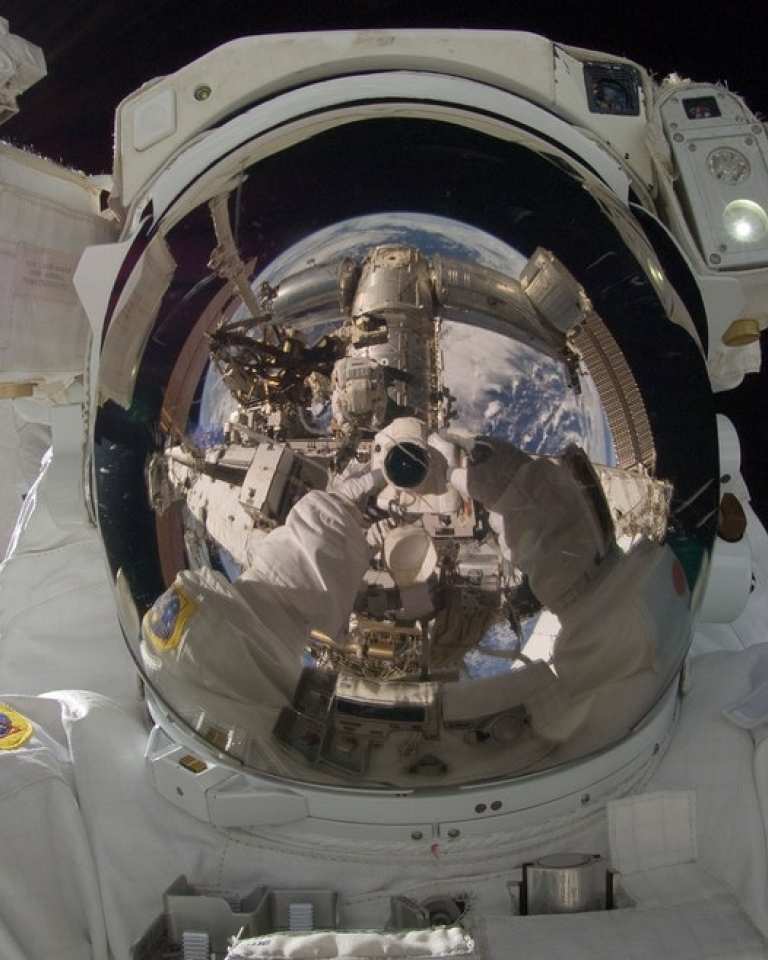 astronaut in space