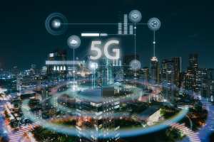 5G wireless city buildings