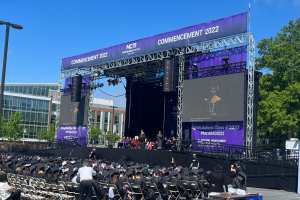 Montgomery College Final Graduation Stage